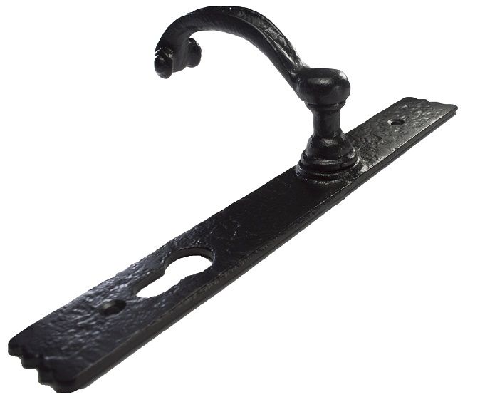 "Apslen Hall" Black Cast Iron Lever Handle "Apslen Hall" Black Cast Iron Lever Handle