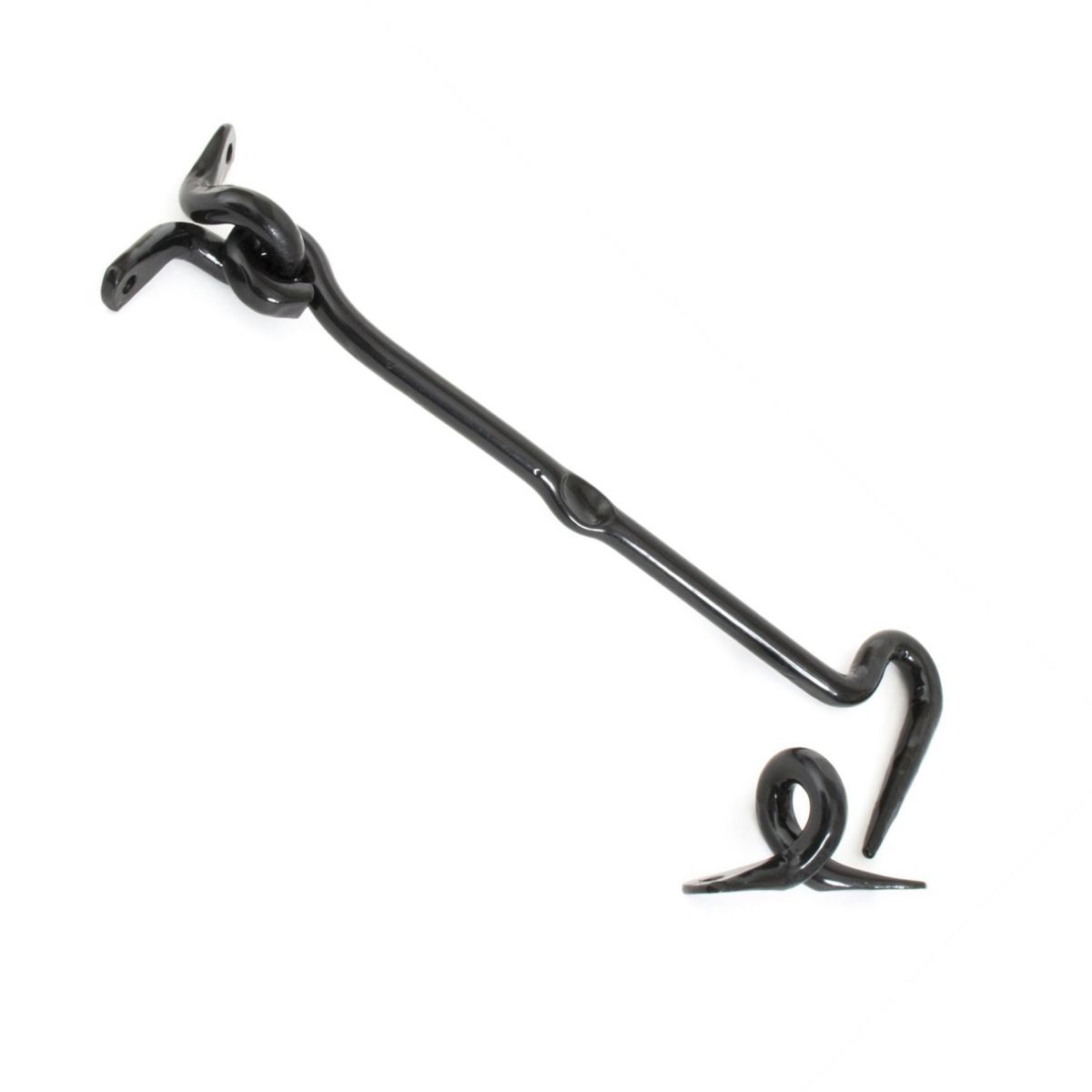 "Padova" Forged Cabin Hook Finished in Black "Padova" Forged Cabin Hook Finished in Black