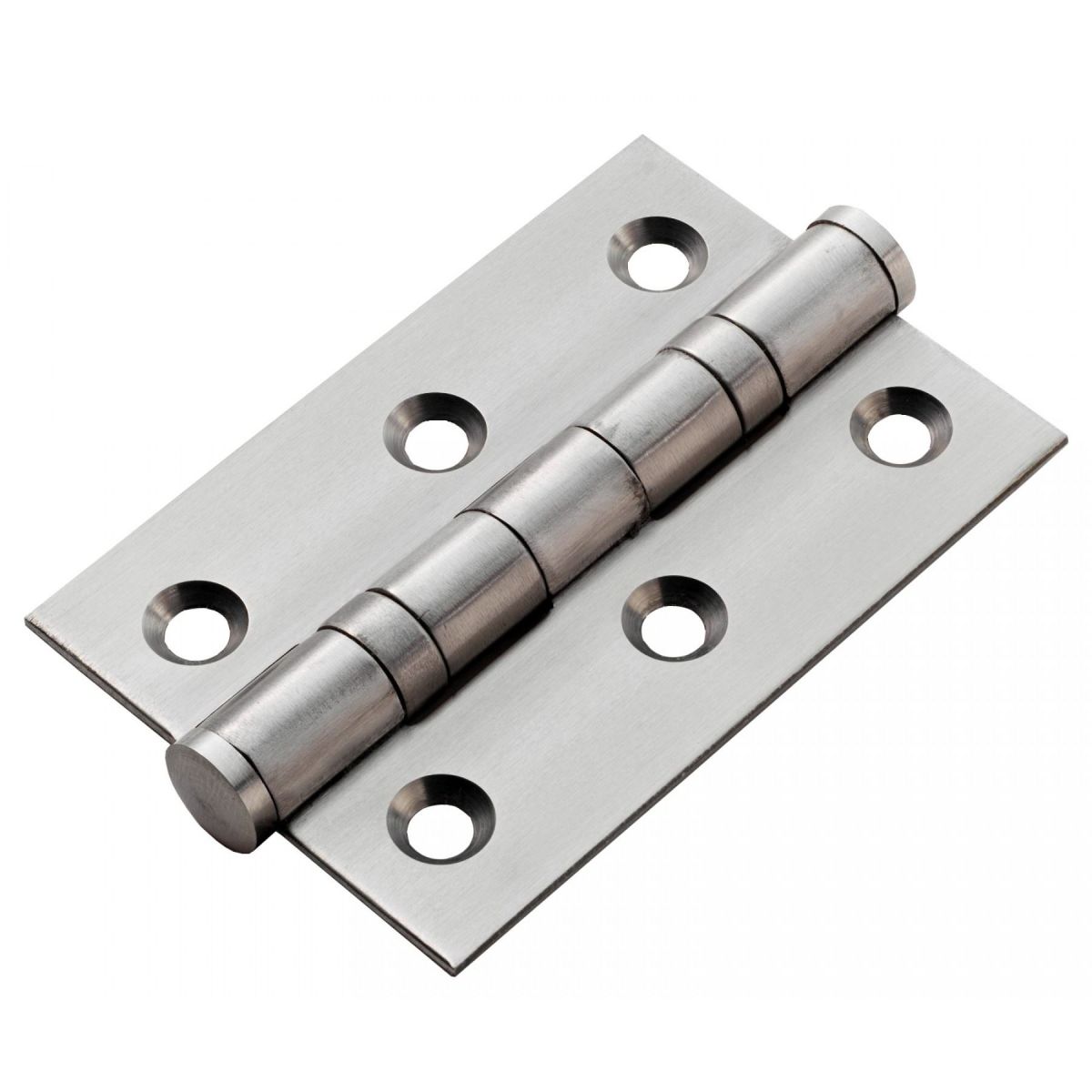 Satin Stainless Steel 3" Ball Bearing Butt Hinge Sold as a Pair Satin Stainless Steel 3" Ball Bearing Butt Hinge Sold as a Pair