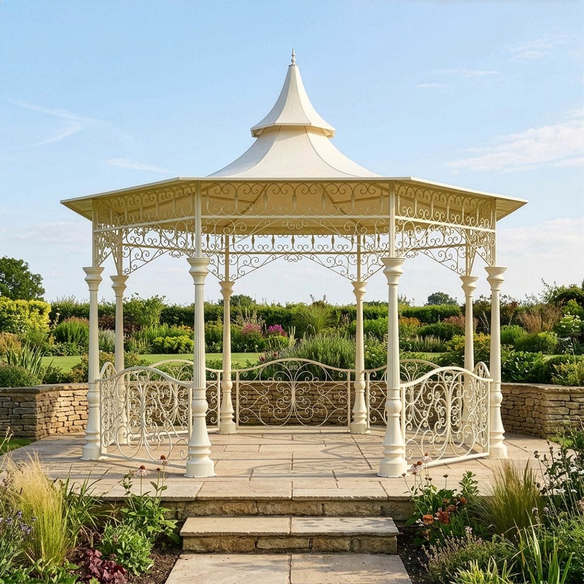 "Lady Leticia Dream Carousel" Bandstand Pavilion in Situ Digital Illustration