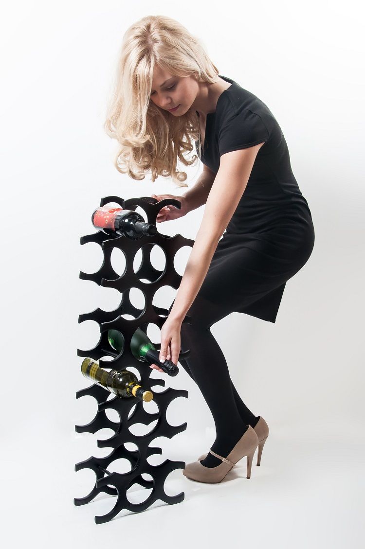 "Ridgley Avenue" Aluminium Wine and Bottle Holder