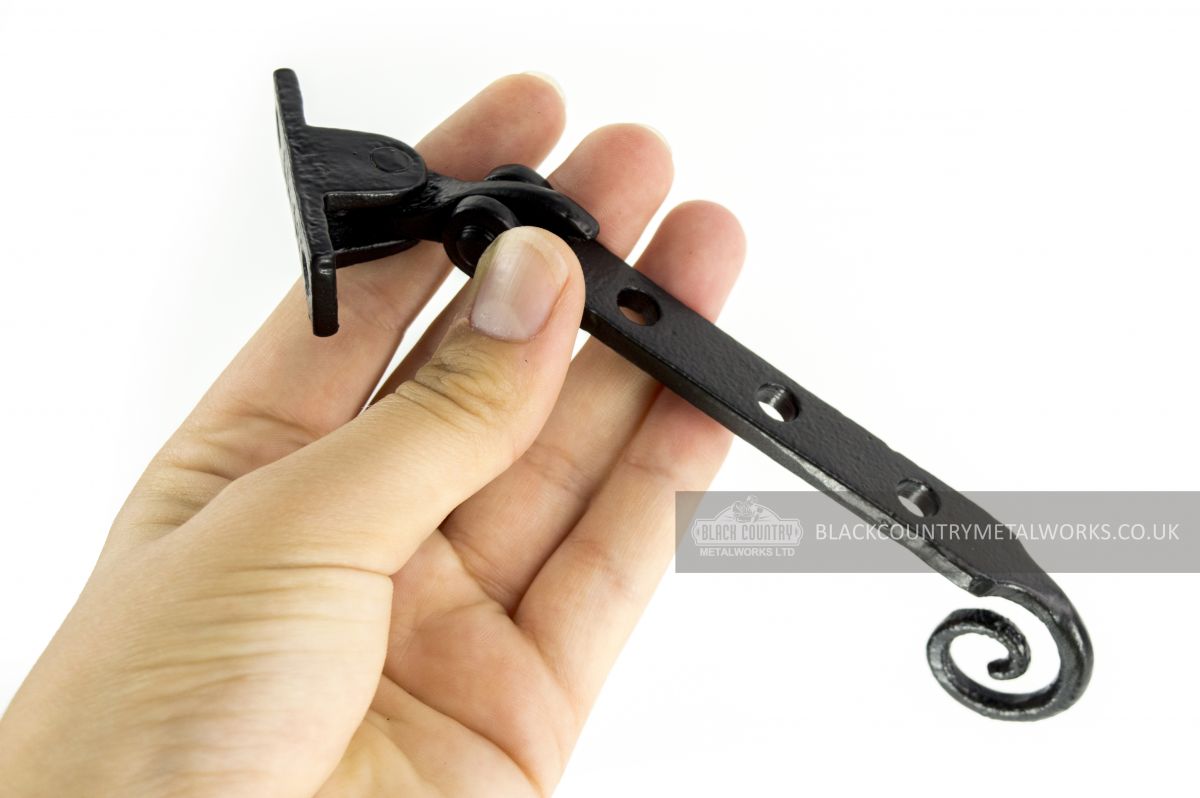 6 Inch Blacksmith Style Monkeytail Casement Stay