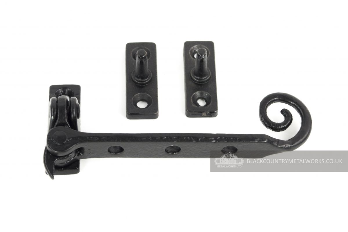 6 Inch Blacksmith Style Monkeytail Casement Stay