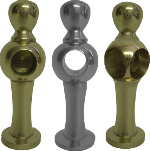 80mm Gallery Posts For 12.5mm Tube or Rod 80mm Gallery Posts For 12.5mm Tube or Rod