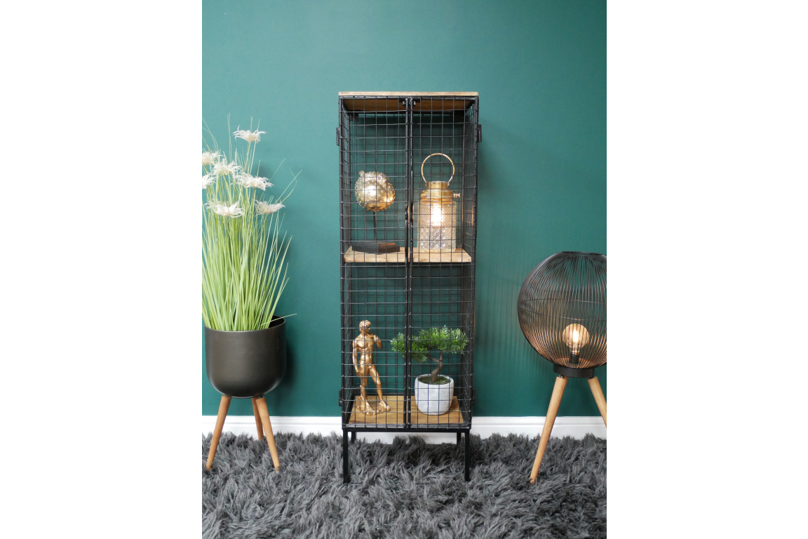 Freestanding Caged Storage Cabinet  Freestanding Caged Storage Cabinet