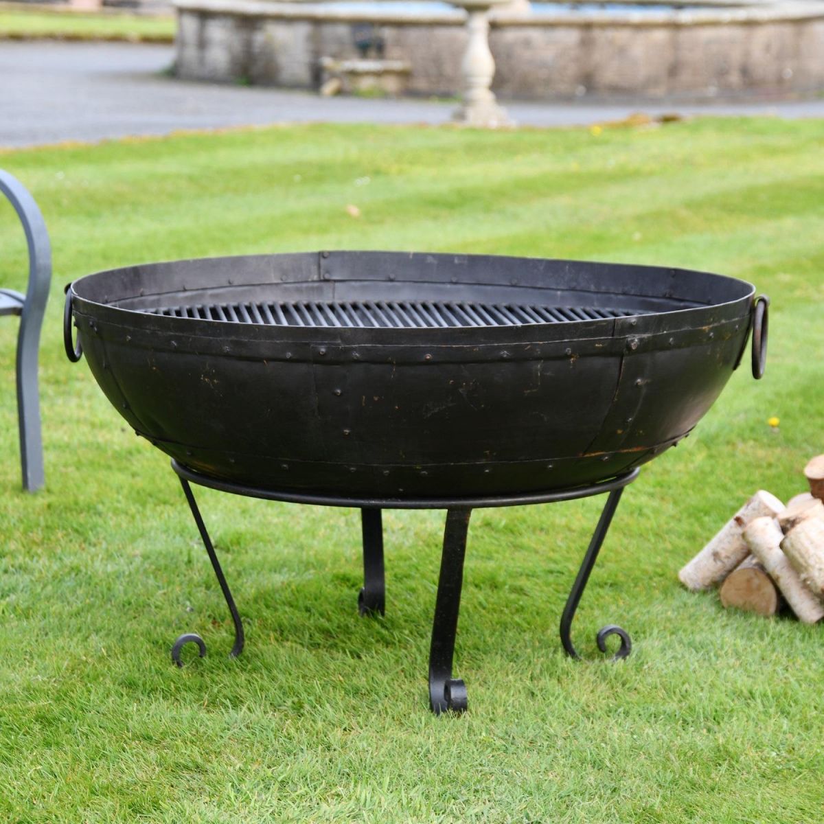90cm Grill within 100cm Kadai Bowl 