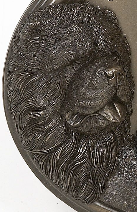 House Sign - Bronze Finish - Chow Chow