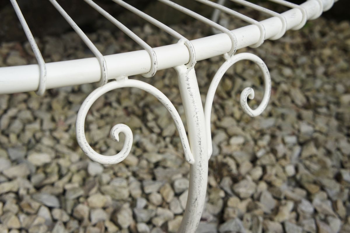 “Lady Eunice” Vintage, half moon, floral display stand