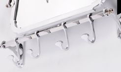 “Montague” Bathroom Shelf, Mirror and Hook Rail.