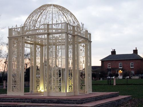 The LUXURY "Royal Alexandria" Wrought Iron Pavilion