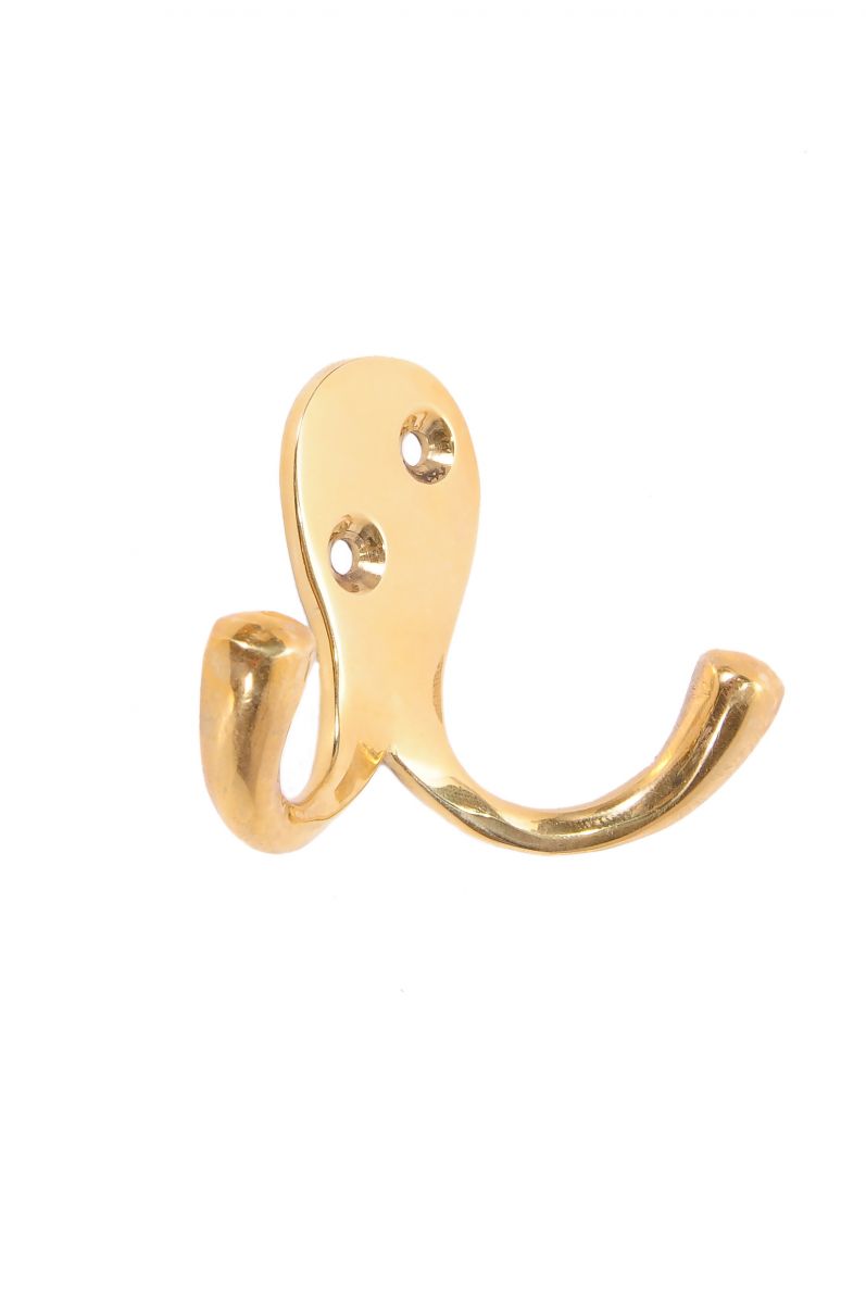 Double brass hook