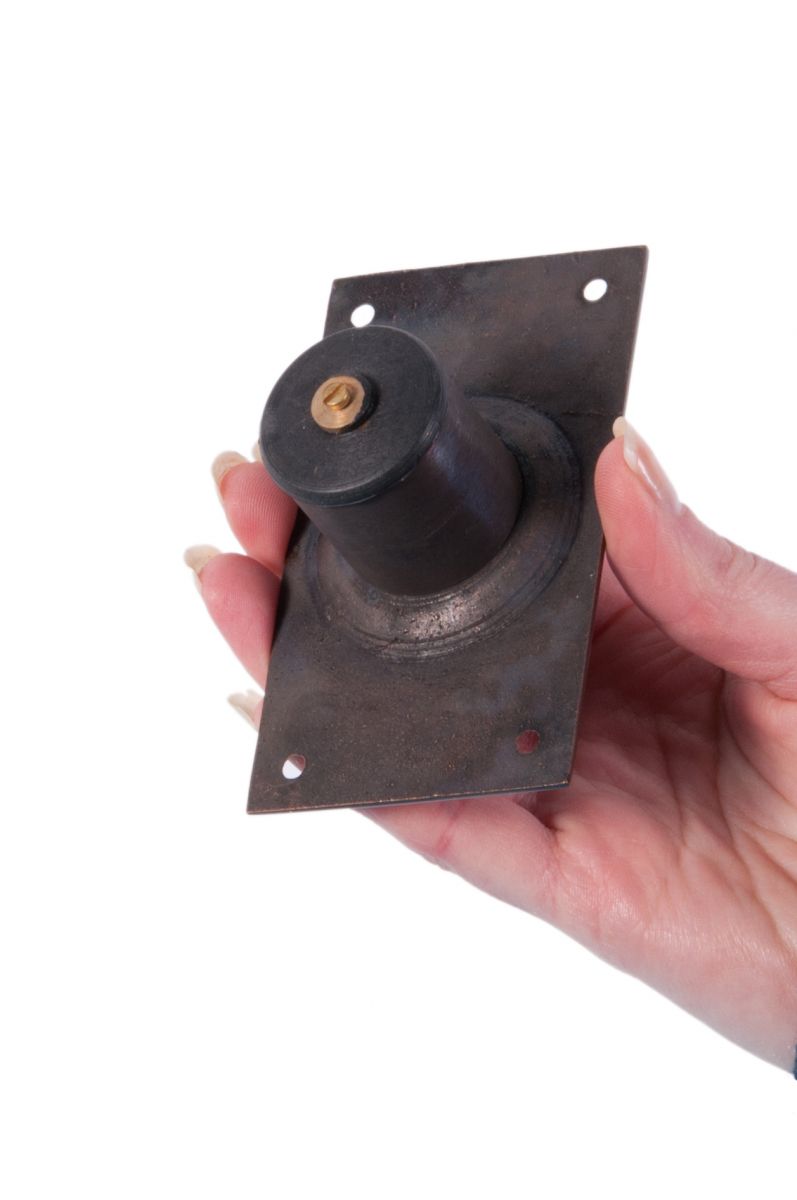 "Eddison Hall" Burnished Copper Wide Bell Push