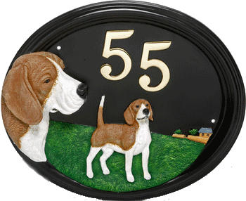 House Sign - Hand Painted - Beagle House Sign - Hand Painted - Beagle