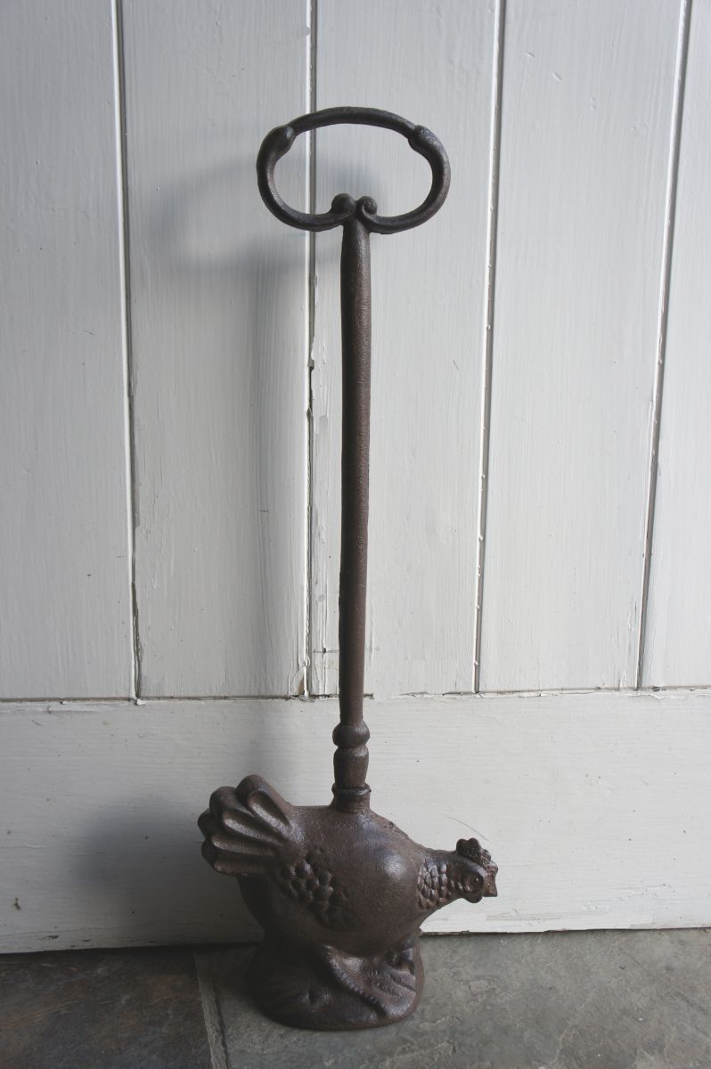 Cast Iron Hen Door Porter Cast Iron Hen Door Porter