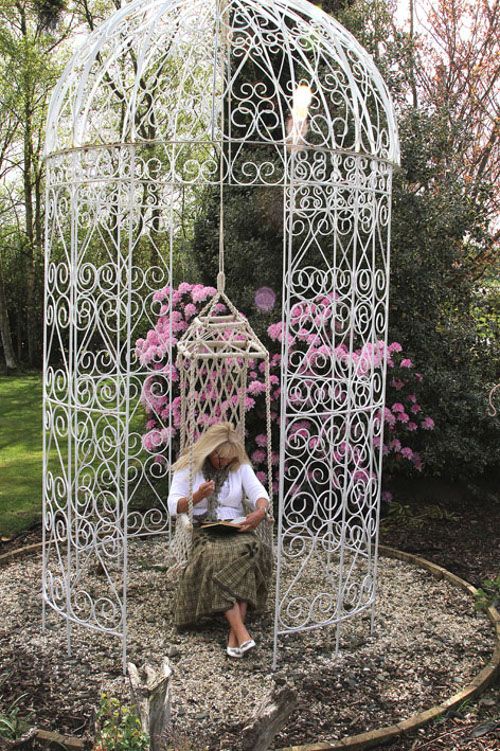 "Kate" Wrought Iron Garden Gazebo 