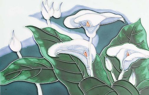 Pond Lilie’s Iron & Ceramic Tray Pond Lilie’s Iron & Ceramic Tray