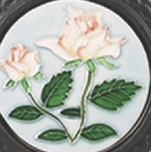 Round Trivet C/W Rose