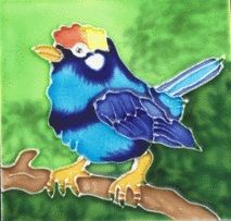 Kettle Trivet Blue Bird
