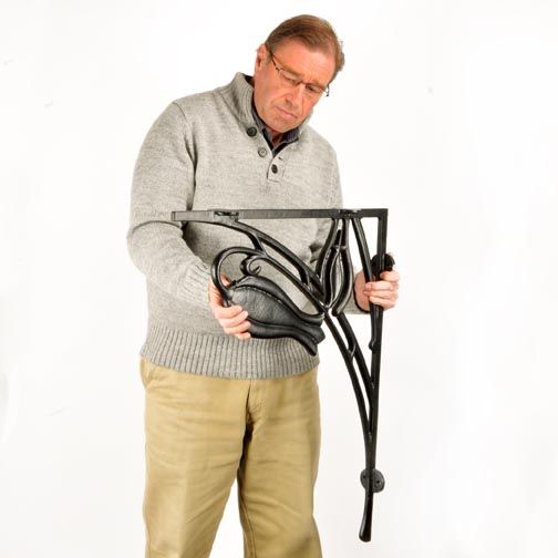 Black Tulip Art Nouveau Bracket 75 x 61cm Black Tulip Art Nouveau Bracket 75 x 61cm