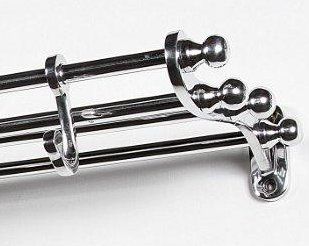 "Patterson Square" Curved Towel & Hook Rack