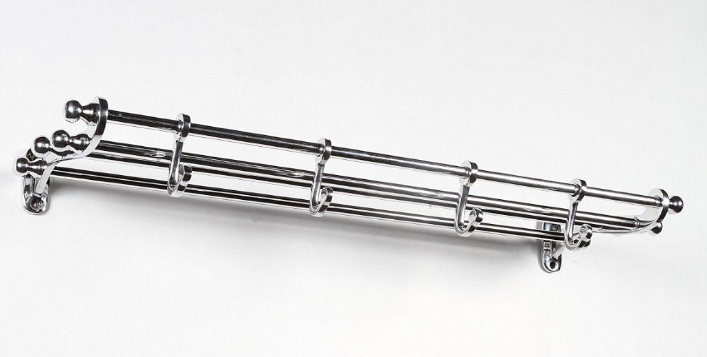 "Patterson Square" Curved Towel & Hook Rack