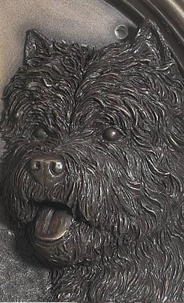 House Sign - Bronze Finish - West Highland Terrier