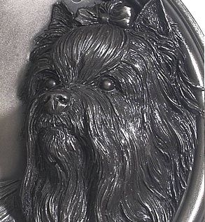 House Sign - Bronze Finish - Yorkshire Terrier House Sign - Bronze Finish - Yorkshire Terrier