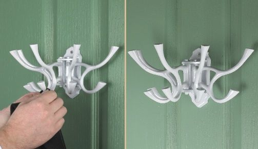 "Kynaston Avenue" Swivel Hook White Iron