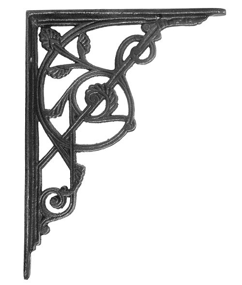 Trellis Iron Shelf Bracket 24 x 19cm