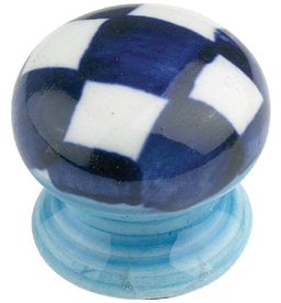 "Seaside Picnic" Ceramic Cupboard Knob  "Seaside Picnic" Ceramic Cupboard Knob