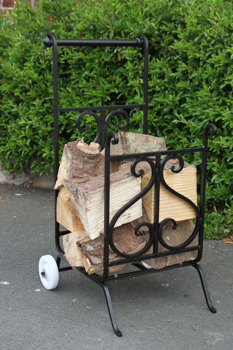 Viking Wrought iron Log Trolley