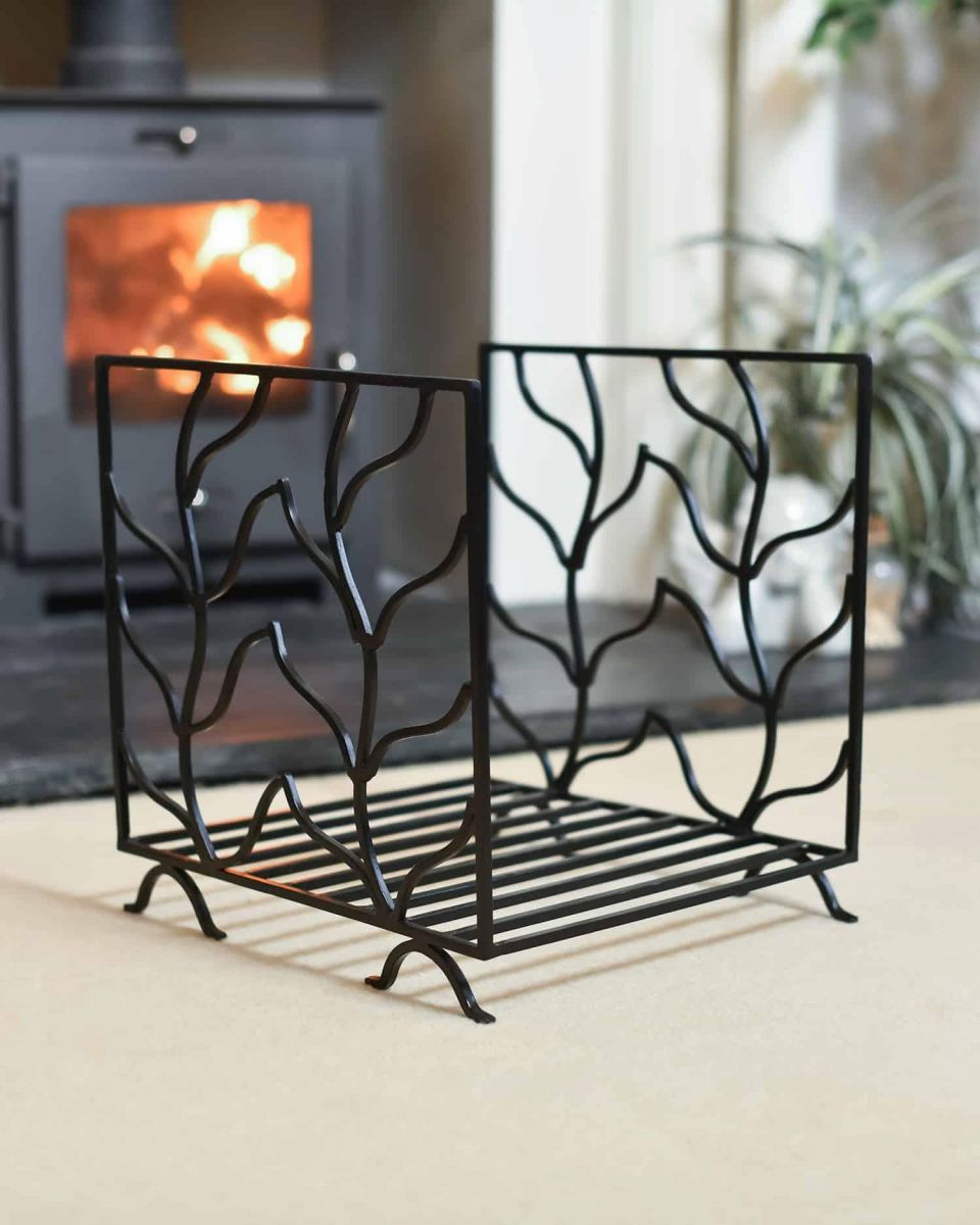 Empty "Attingham" Leaf Style Log Rack 