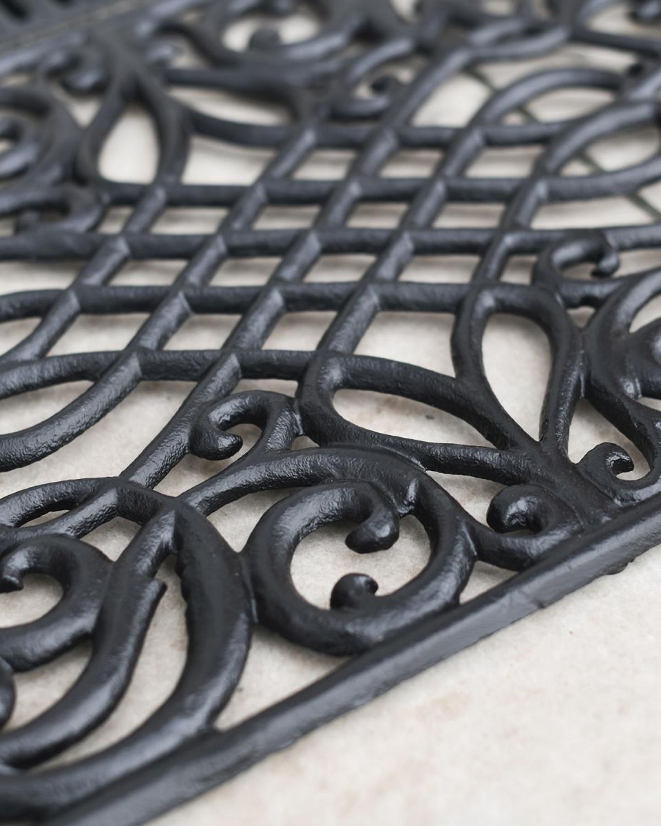 Ornate Pattern on the Top of the Doormat 