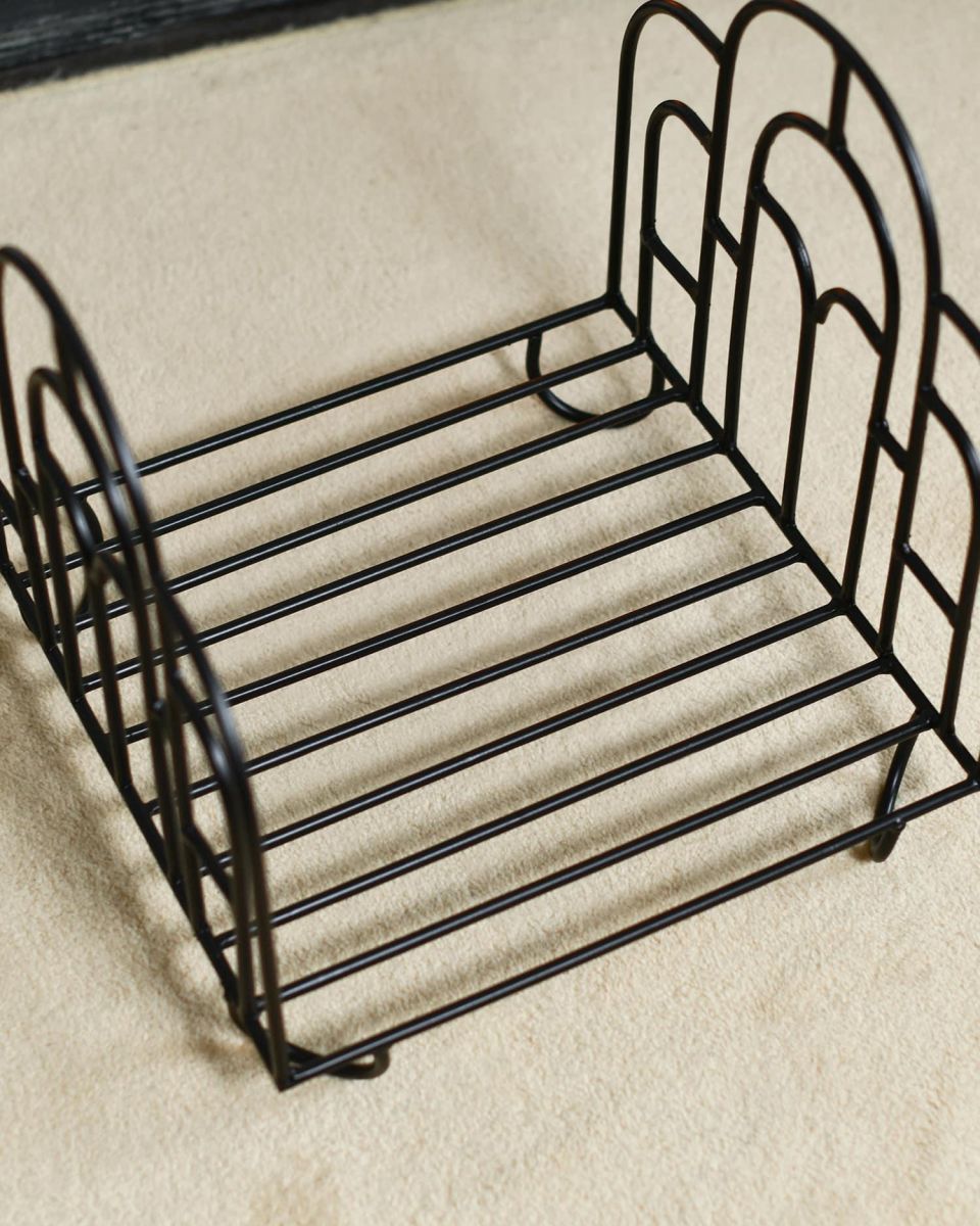 Birds-Eye Shot of "Clarisa" Art Deco Log Rack