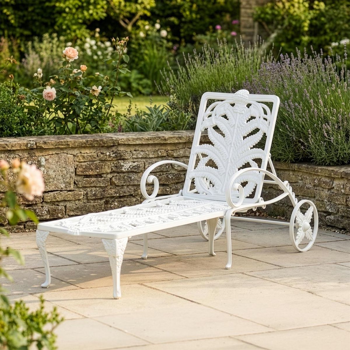 "Coalbrookdale" Reclining Garden Sun Lounger Digital Illustration