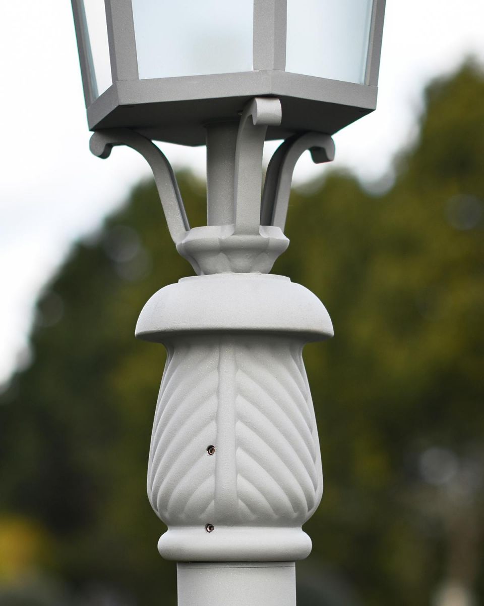 Close-up of the Ornate Collar of the Lamp Post