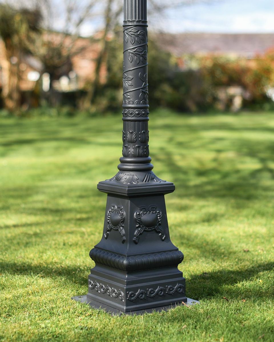 Ornate Base of the Lamp Post