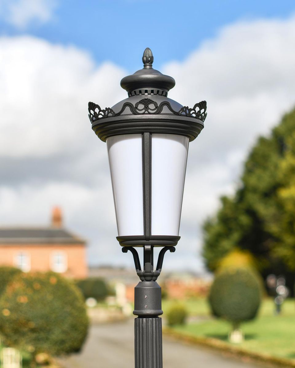 Traditional Lantern on the Top of the Lamp Post