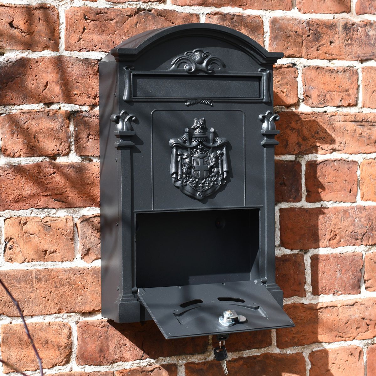 Front Opening Door on the "Midnight Thunder" Dawson Lodge Post Box