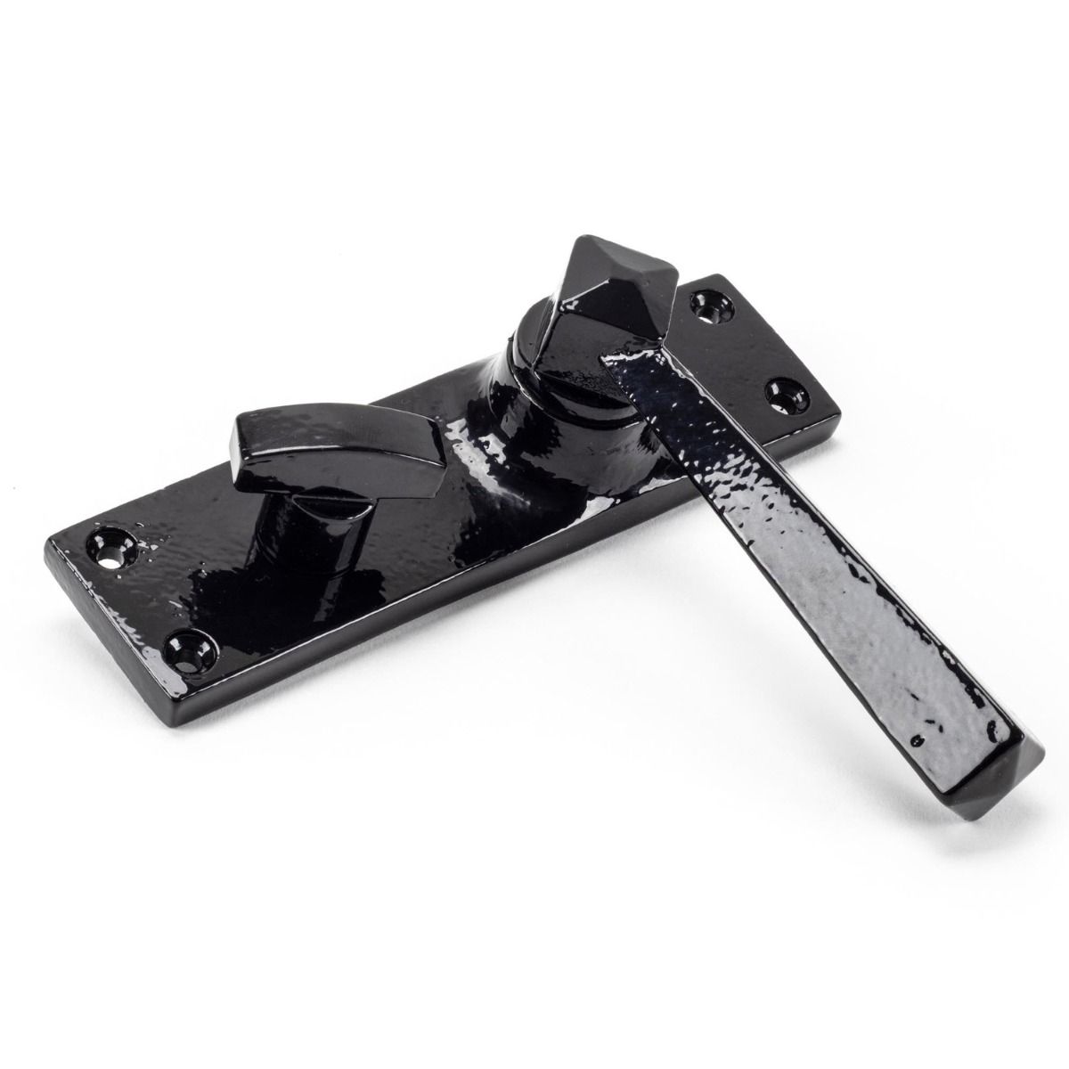 "Peregrine" Black Straight Lever Bathroom Set