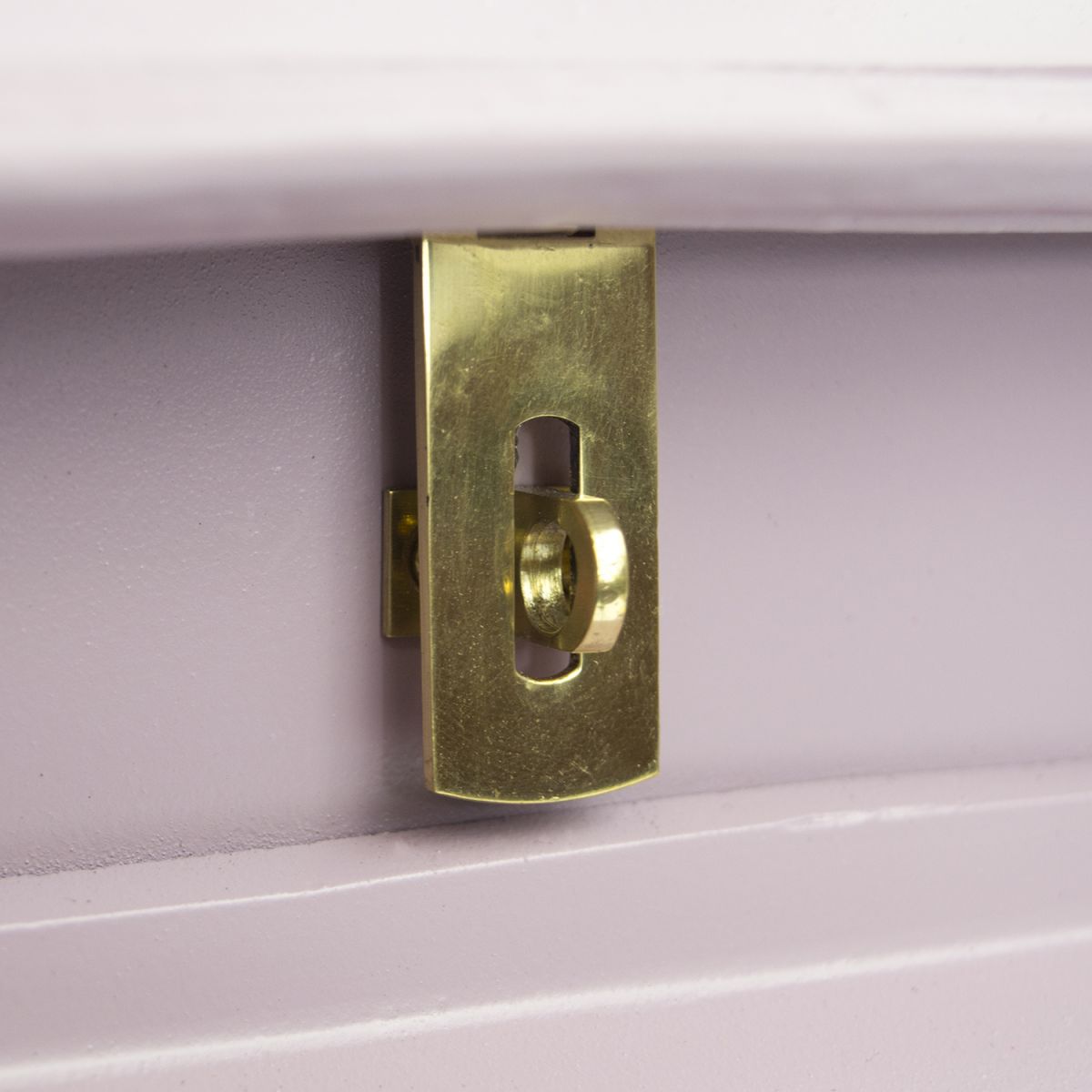 Latch on the Front of the Post Box Ready for a Pad Lock