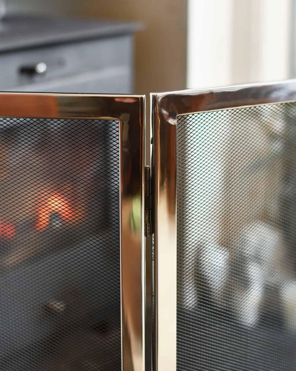 Close-Up of Polished Steel Finish