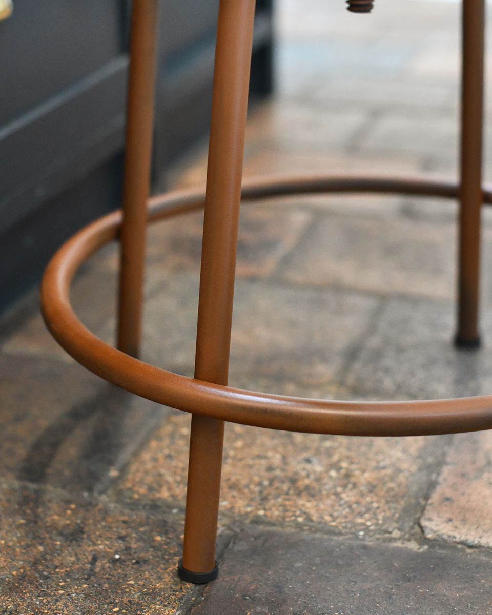Smooth Rustic Finish on the Legs of the "The Fallow" Tractor Seat