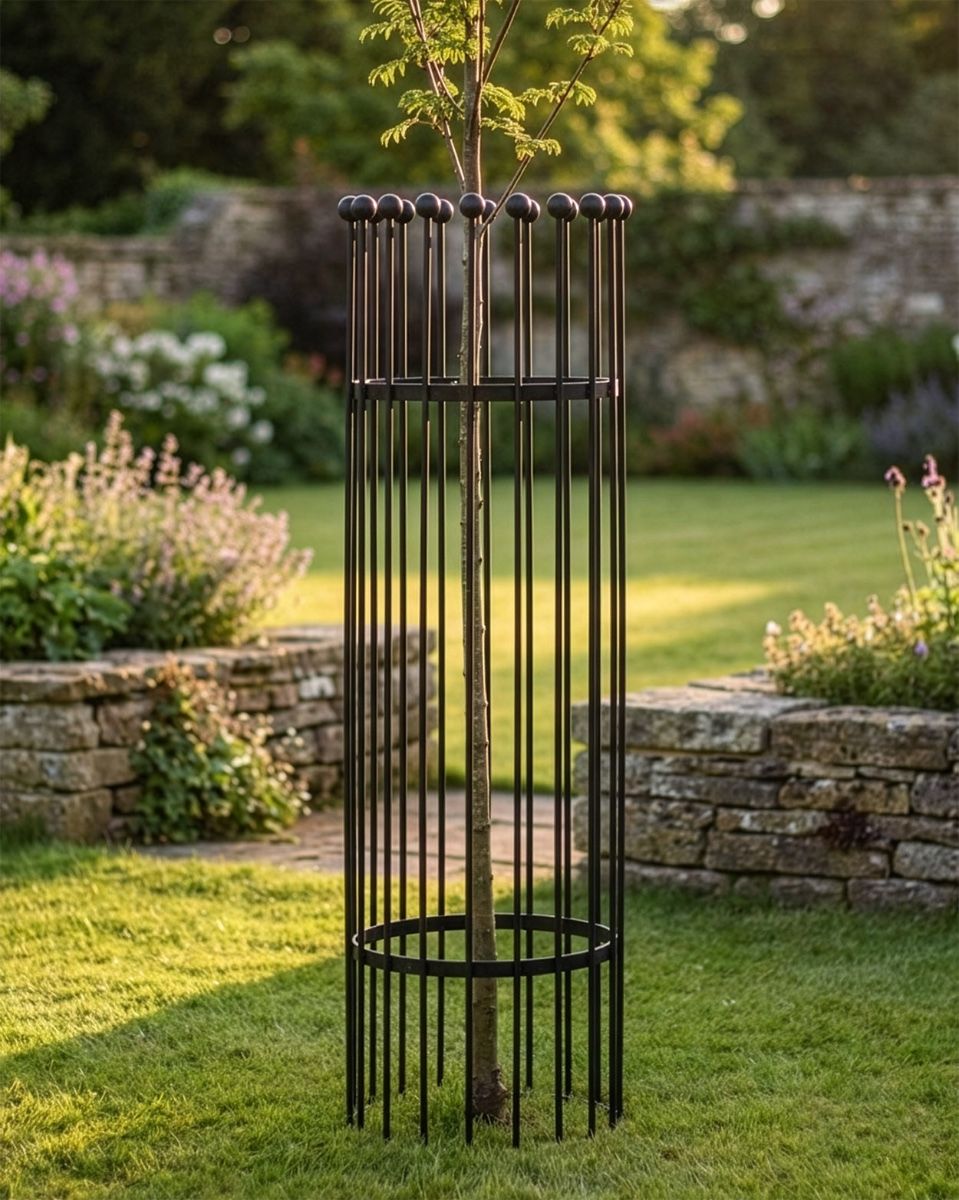 "Titan" Tree Guard - Black digital illustration