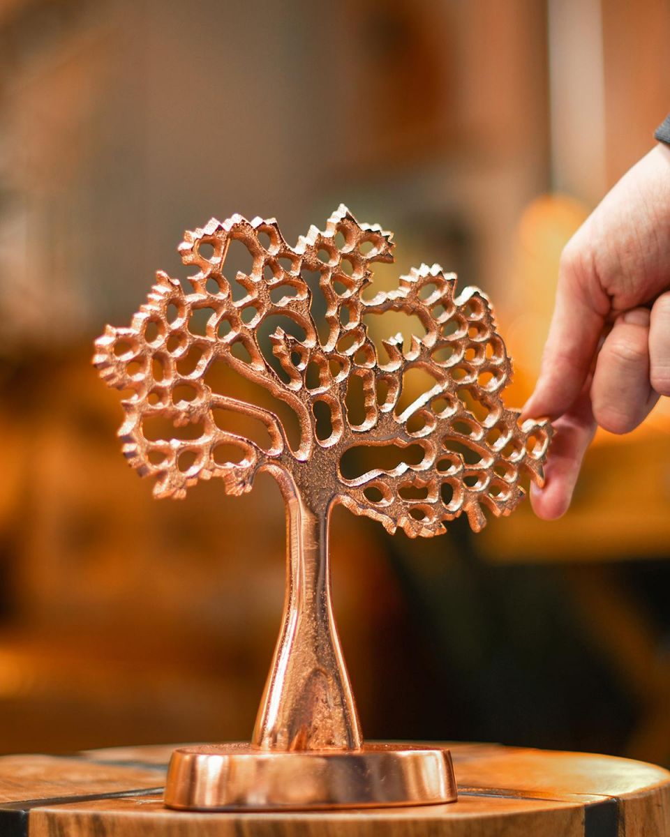 "Tree of Life" Antique Copper Ornament to Scale "Tree of Life" Antique Copper Ornament to Scale