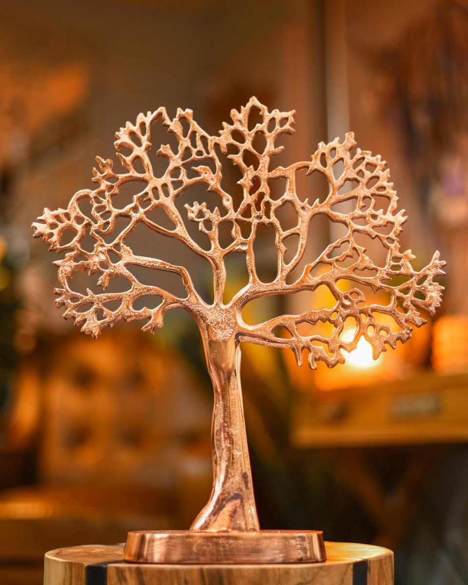 "Tree of Life" Antique Copper Ornament in Situ "Tree of Life" Antique Copper Ornament in Situ
