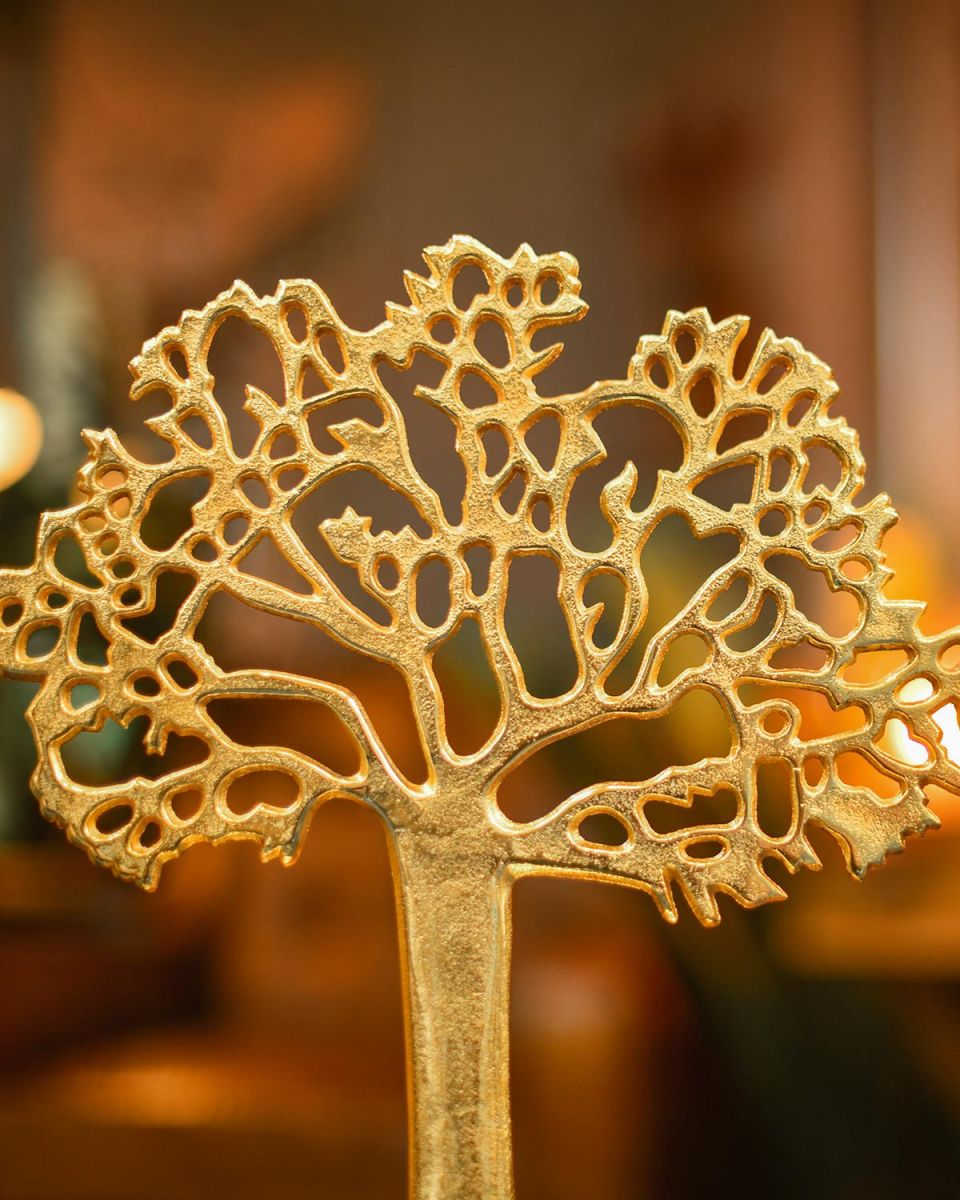 Close-up of the Detail on the Top of the Tree