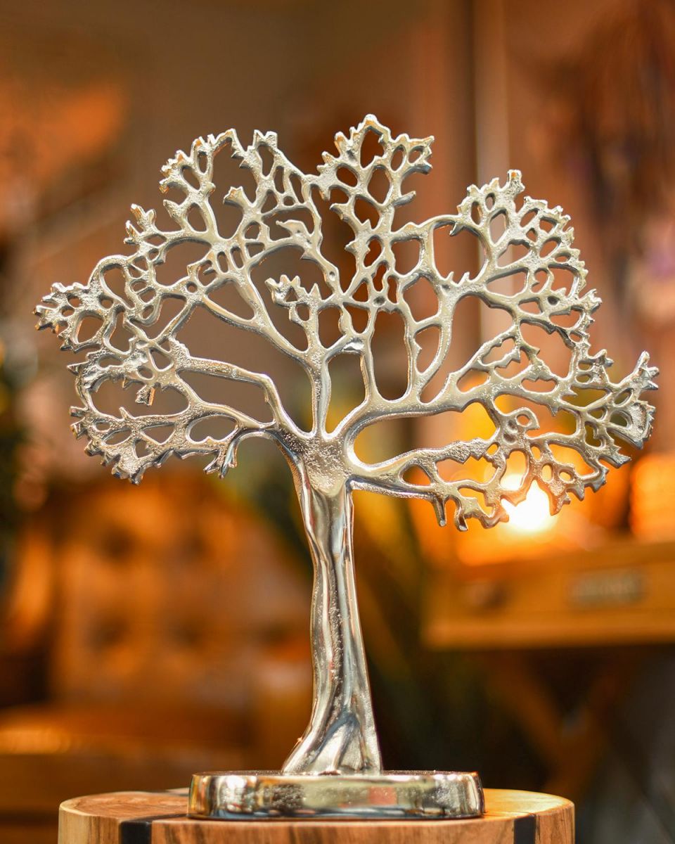 "Tree of Life" Antique Silver Ornament in Situ in the Home