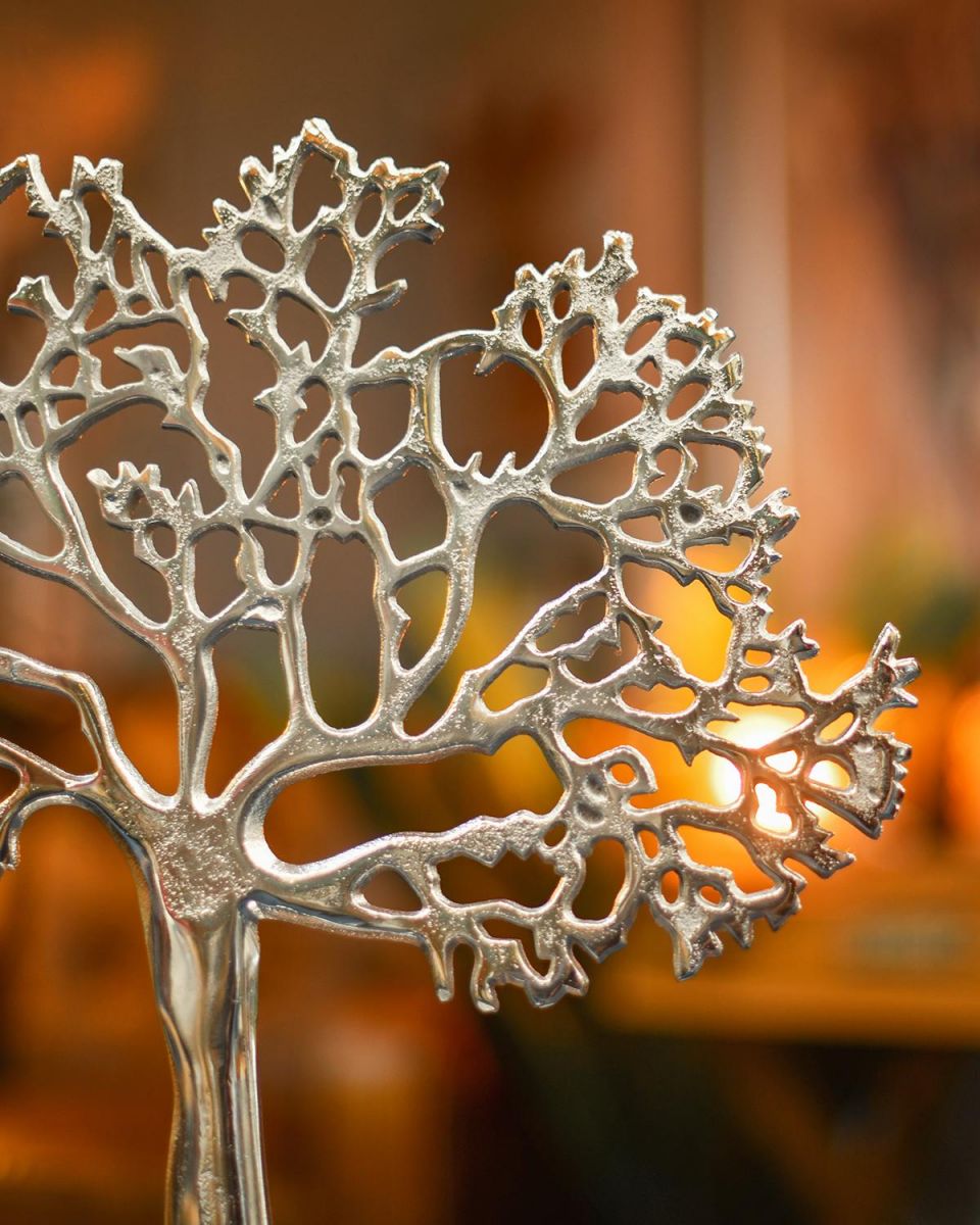 Close-up of the Detail on the Top of the Tree