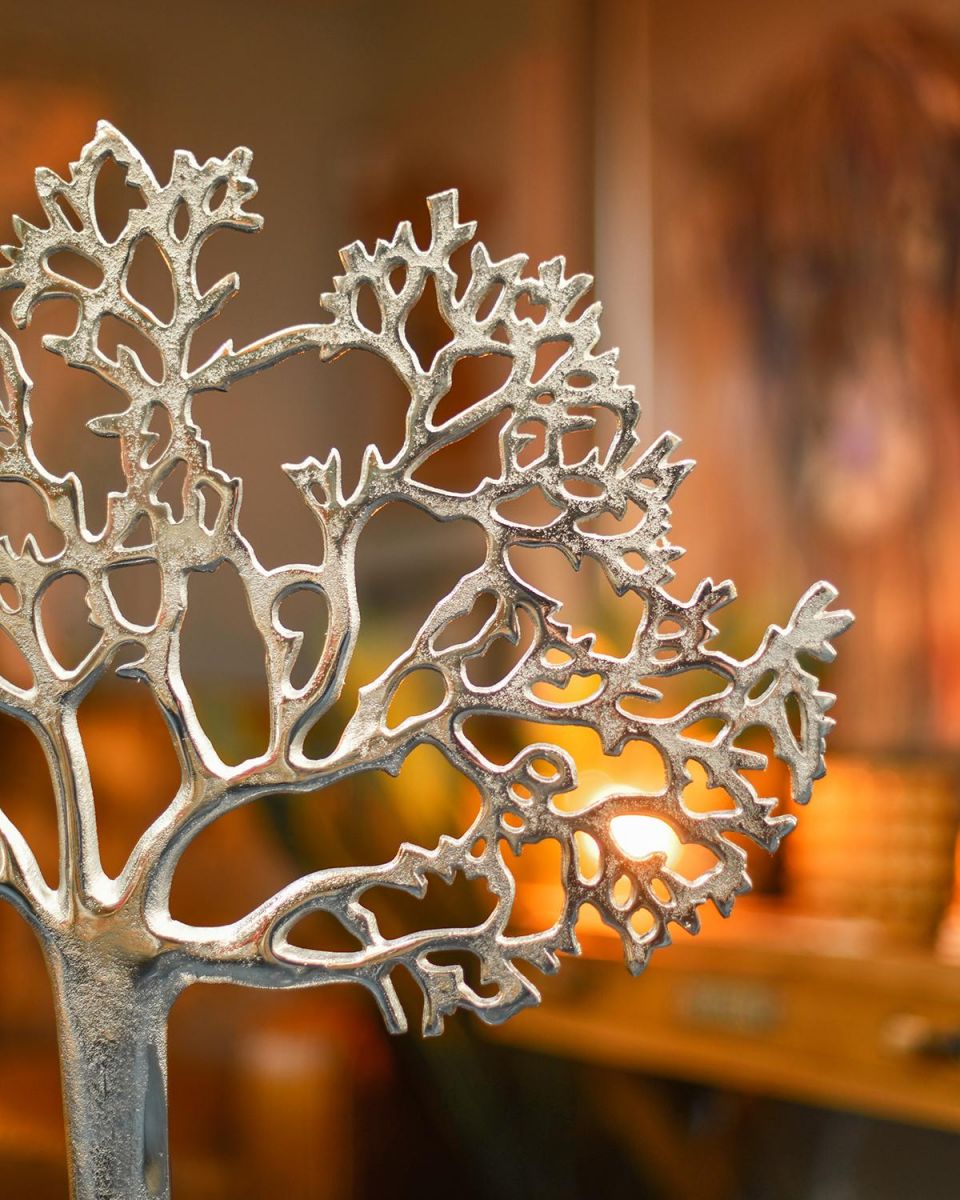 Close-up of the Detail on the Top of the Tree